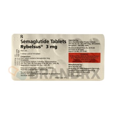 Rybelsus 3 mg Novo Nordisk